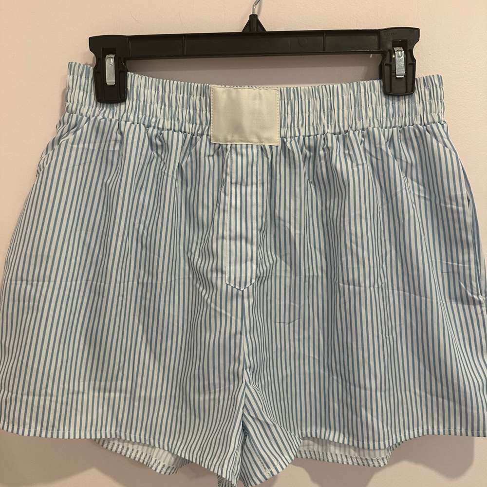 2 PACK - Striped Boxer Shorts | Pink/Orange & Blue/White | size M/L - Picture 7 of 11